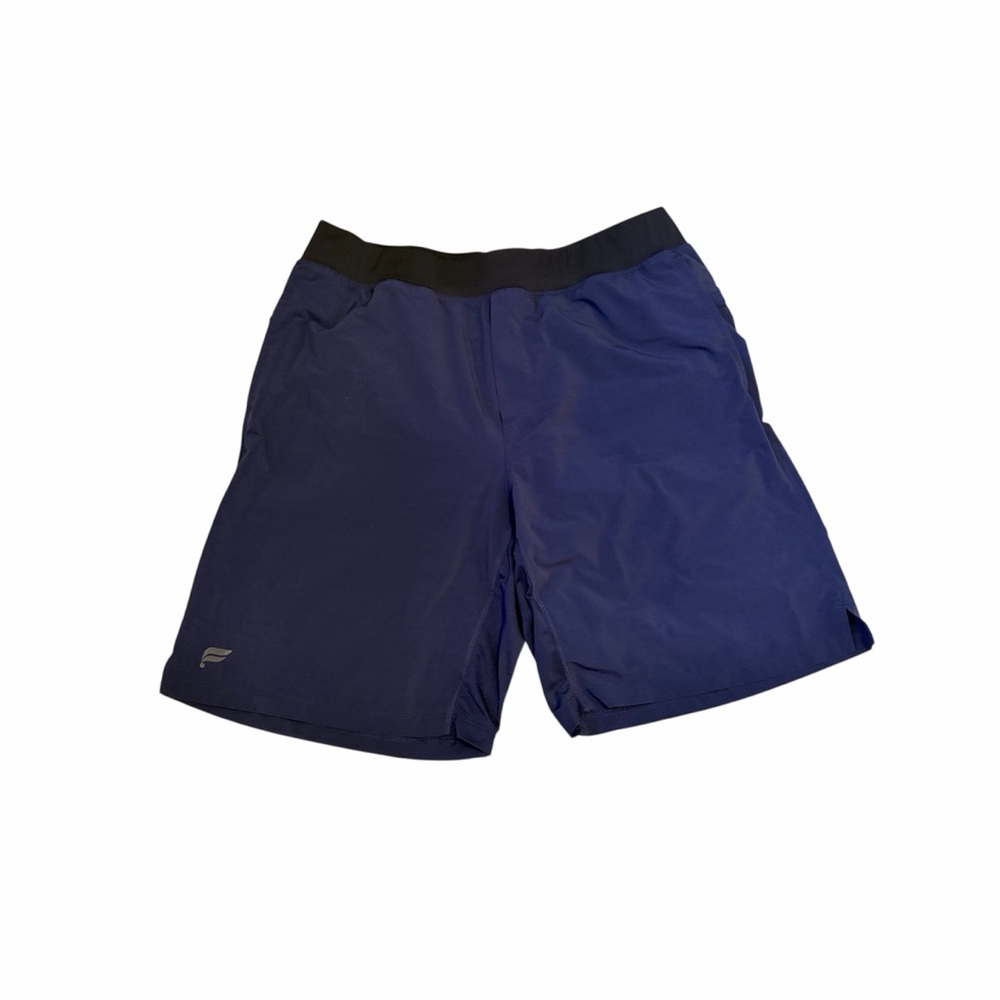 Fabletics XL fundamental Athletic navy blue shorts